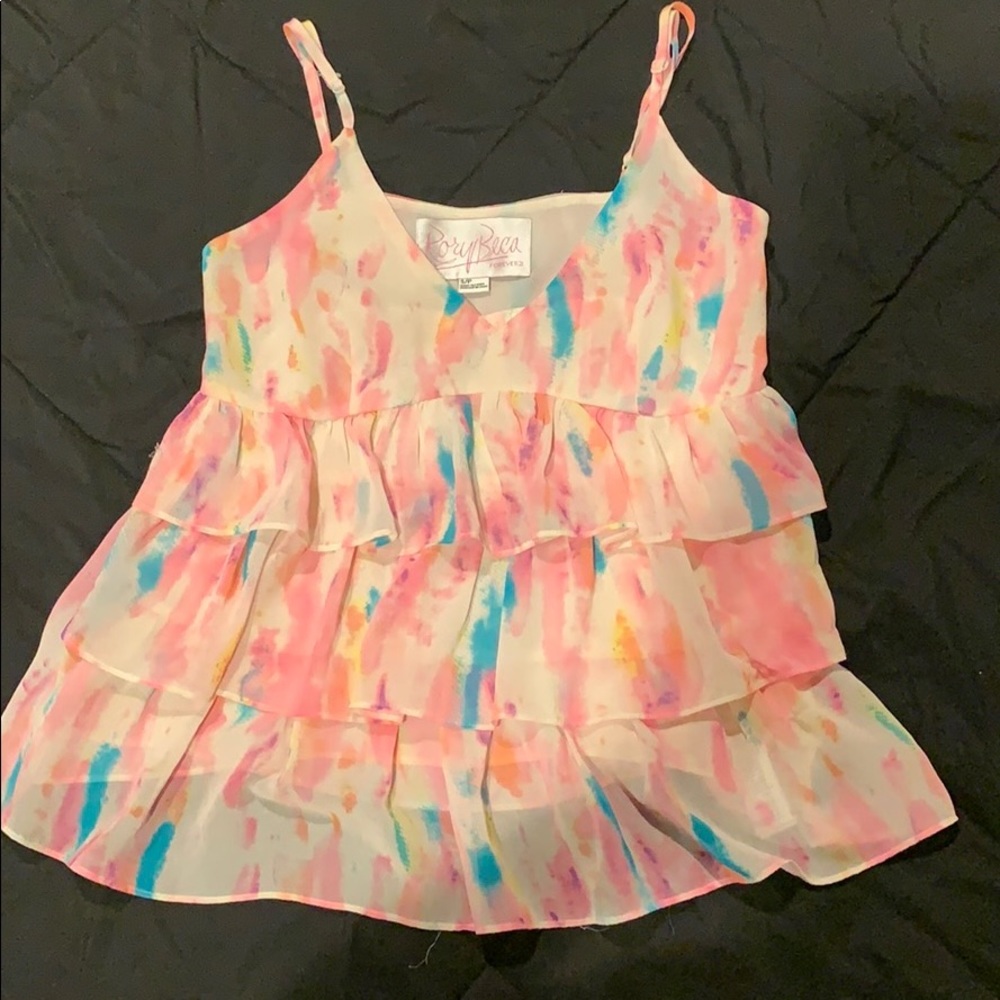 Multicolored top